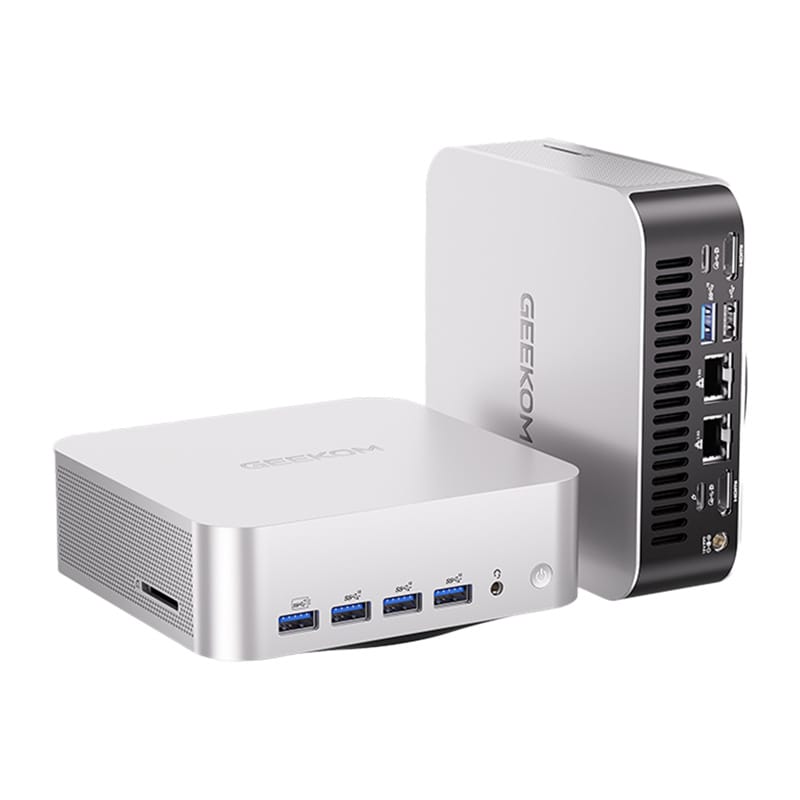 Mini PC GEEKOM A9 MAX Ryzen AI 9 HX 370, 32GB, 1TB SSD - imagine 2