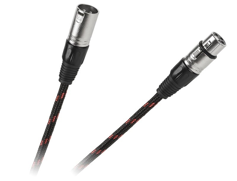 Cablu Microfon XLR Mamă-Tată 3m Oem cu Protecție Bumbac