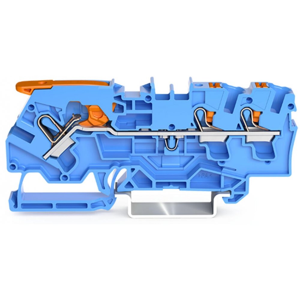 Bloc Terminal Wago 3 Conductori, 4mm
