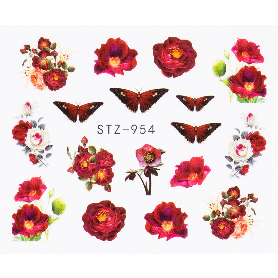 Tatuaj Unghii LUXORISE Flower Special STZ-954