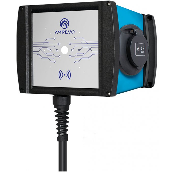 Statie Incarcare Ampevo 7.4kW, Type 2, App Mobila