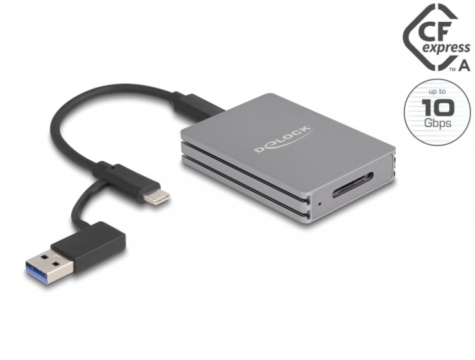 Cititor Carduri CFexpress Type A USB-C Delock