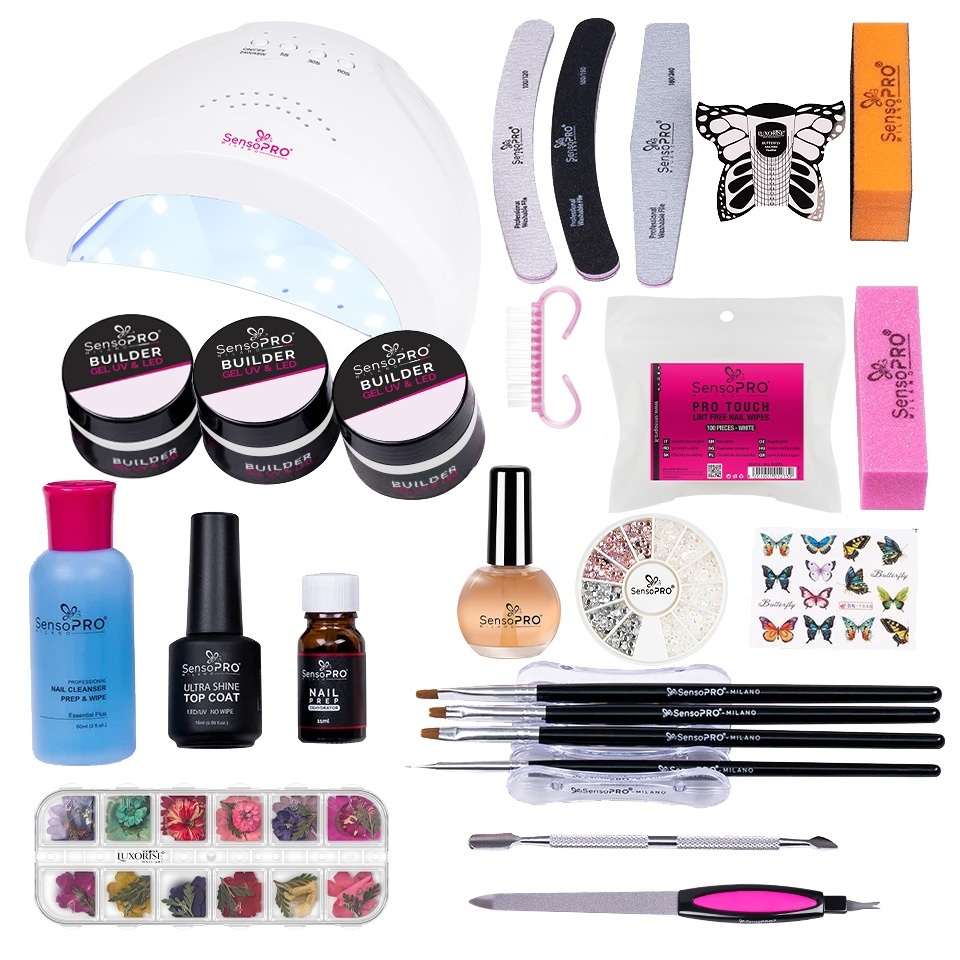 Kit Unghii Gel LUXORISE Lampa 48W | Promoție - imagine 2