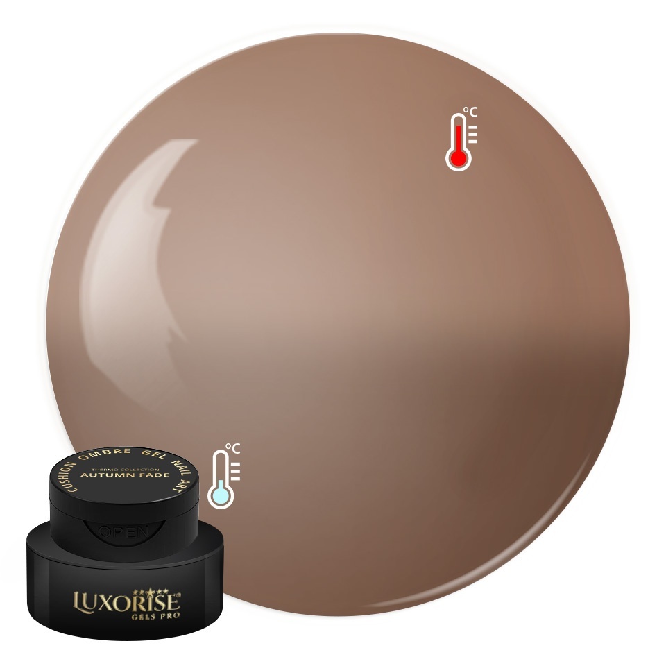 Gel UV Nail Art Babyboomer LUXORISE Cushion Ombre Thermo - Autumn Fade, 2ml