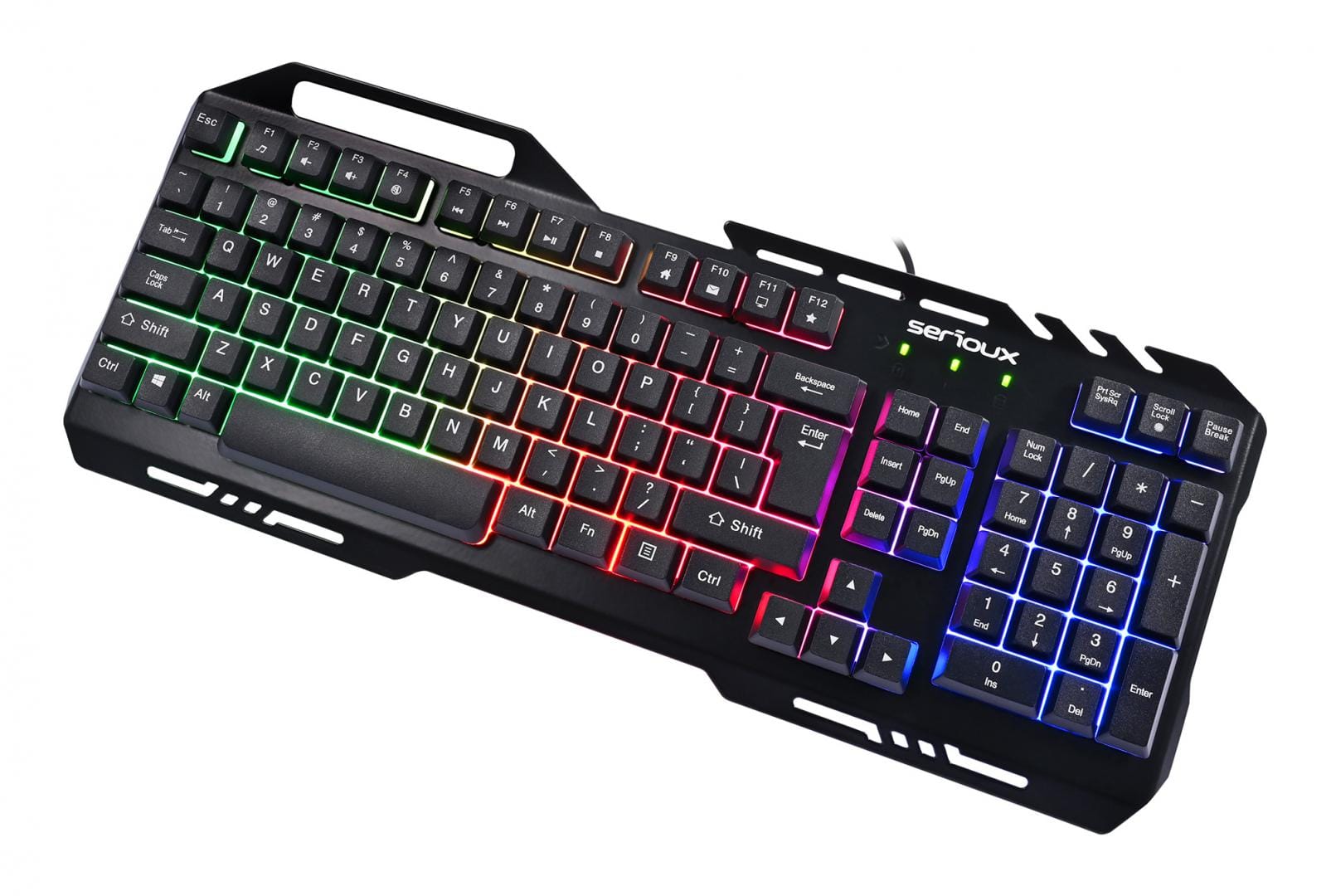 Kit Gaming Serioux Tobis 3 in 1 - Tastatură, Mouse, Mousepad - imagine 9