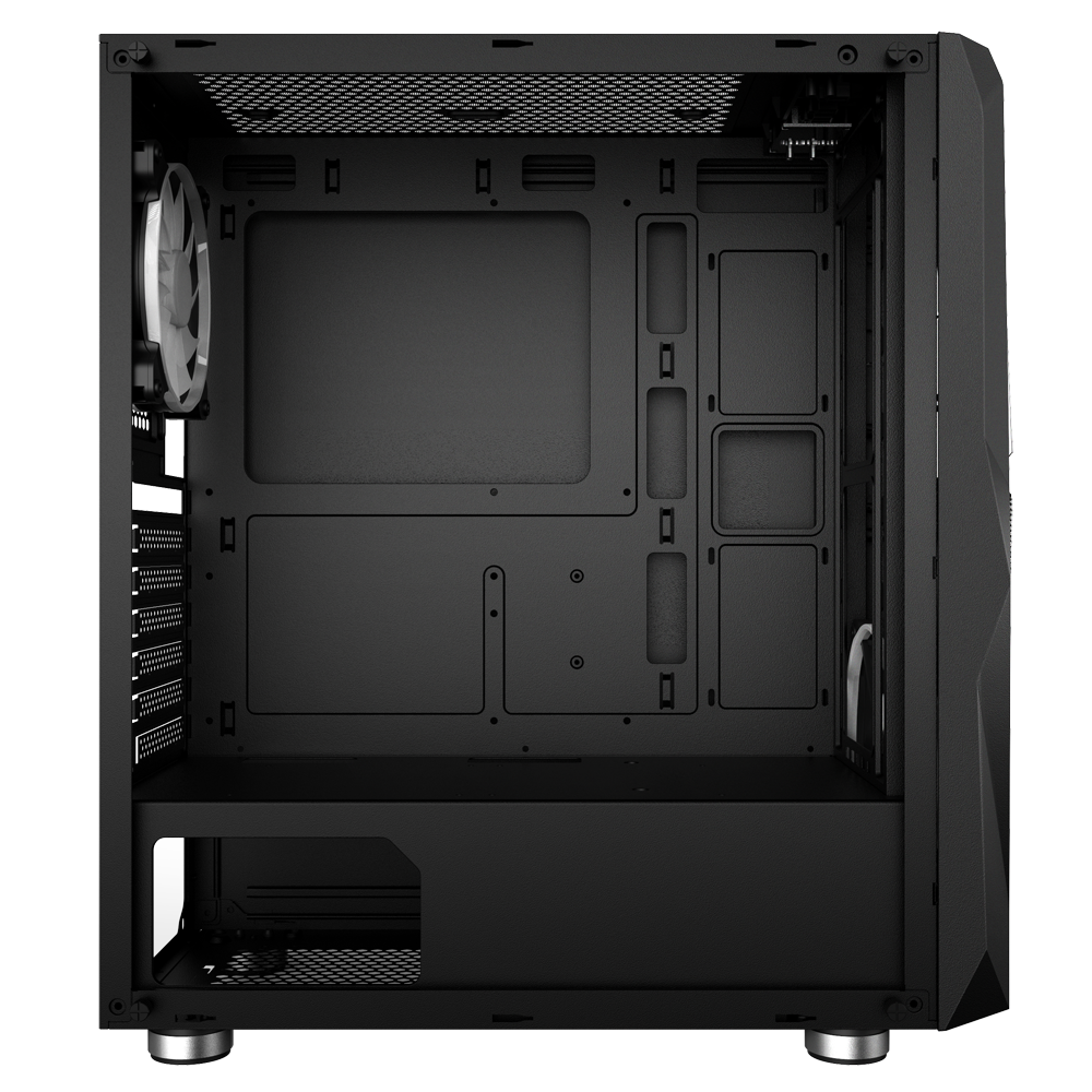 Carcasă PC NJOY Fort Mid Tower ATX Negru - Răcire Optimă - imagine 3