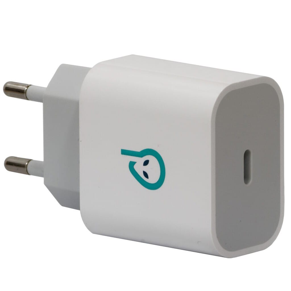 Incarcator Retea Spacer Quick Charge 18W USB Type-C Alb - imagine 2