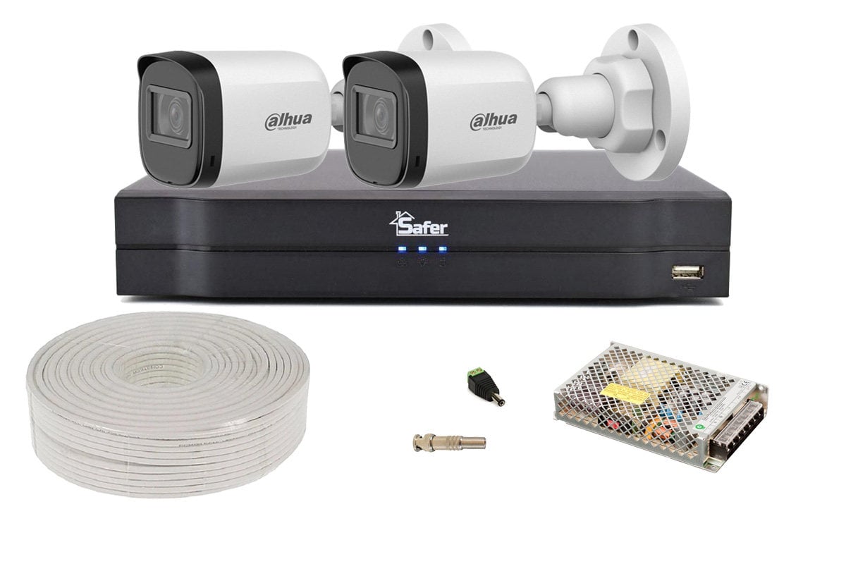 Kit Supraveghere Safer Full HD 2 Camere
