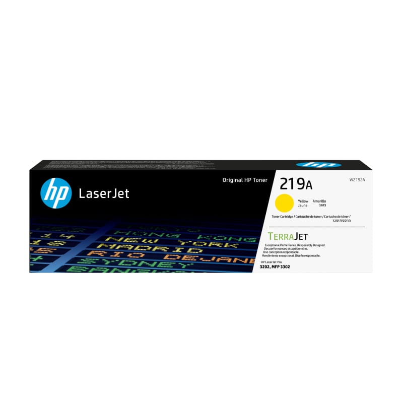 Toner HP 219A Yellow W2192A - 1.200 pagini, Original - imagine 2