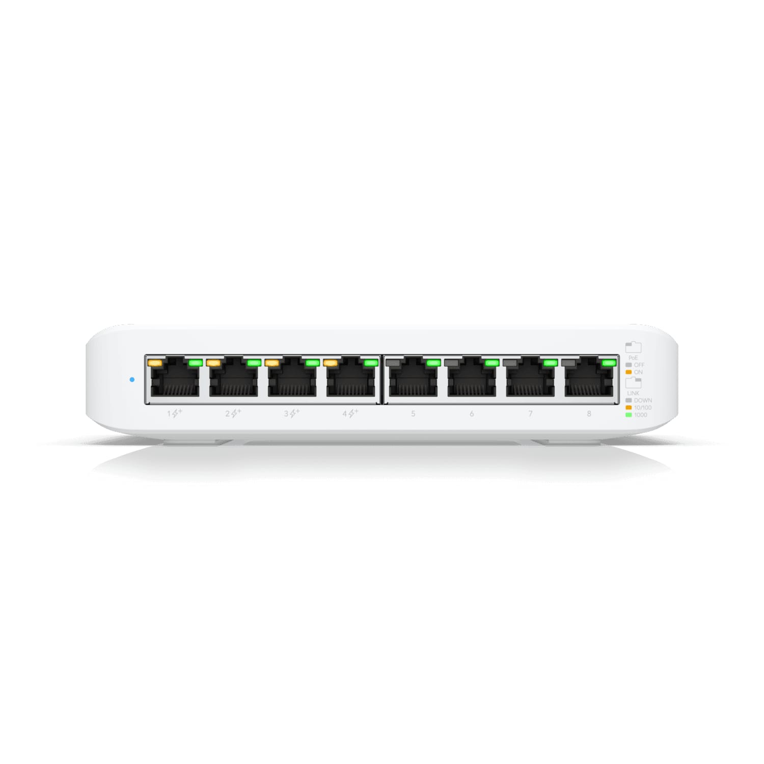 Switch UBIQUITI USW-LITE-8-POE 8 Porturi Gigabit PoE+ - imagine 9