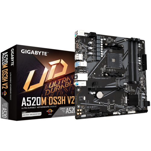 Placa de Baza Gigabyte A520M DS3H V2 AM4 - Performanta si Stabilitate