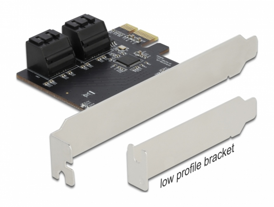 Placă PCI Express 4 Porturi SATA III Delock