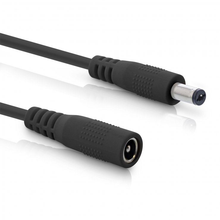 Cablu prelungitor alimentare DC 5.5x2.1mm 5m Inline