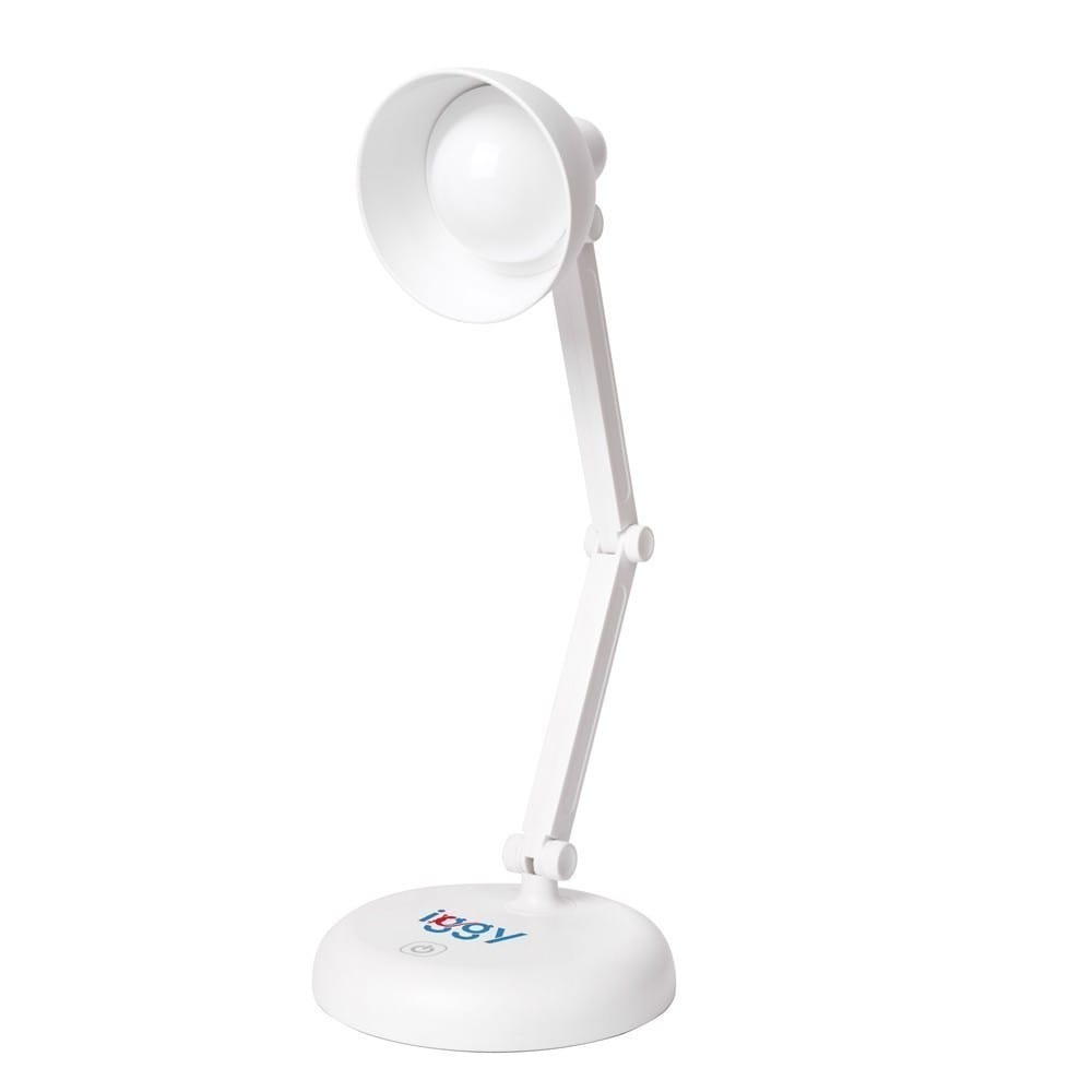 Lampa Birou LED Iggy 100 Lumeni - USB si Baterii, Alb - imagine 2