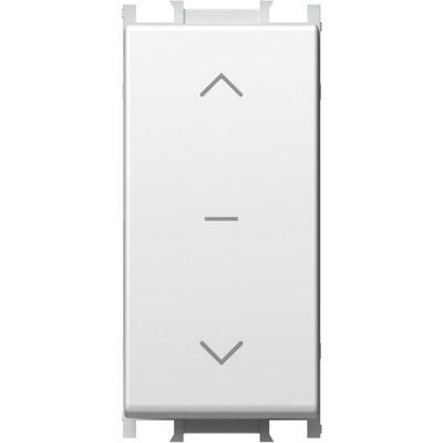 Modul Buton Simplu 1M Alb TEM, IP20