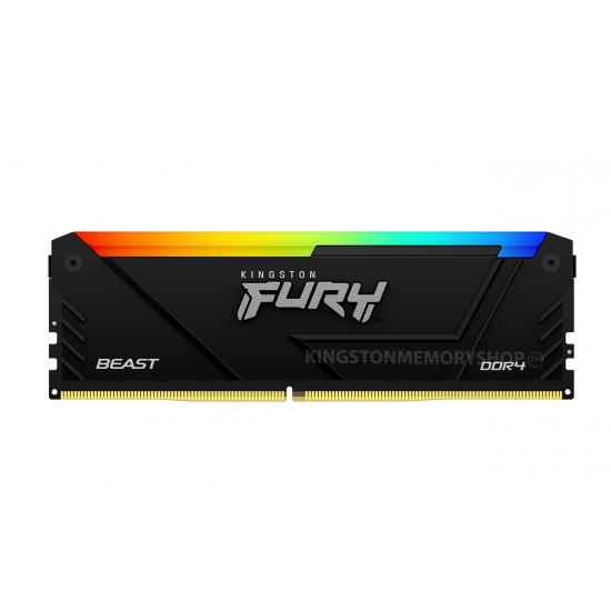Kingston Fury Beast RGB 32GB DDR4 3600MHz | Memorie RAM Gaming - imagine 2