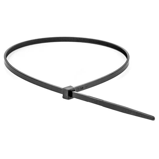 Set 100 Coliere Fixare Scame 3,5mm Negre