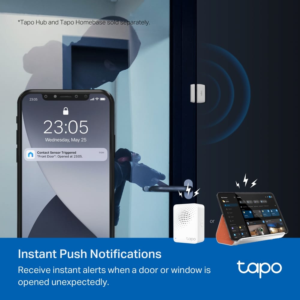 Senzor Miscare Smart TP-Link Tapo T110 - WiFi, Alb - imagine 12