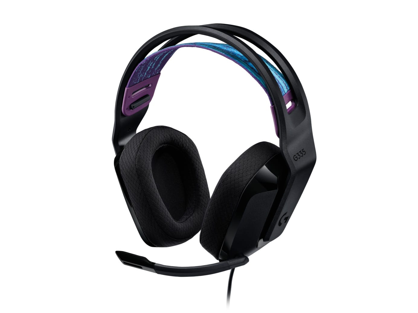 Logitech G335 3.5mm Gaming Headset, Black - imagine 4