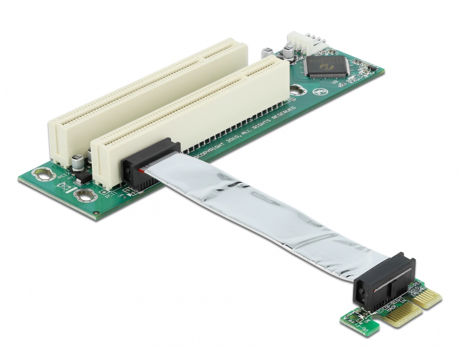 Placă PCI Express la 2x PCI Delock 41341