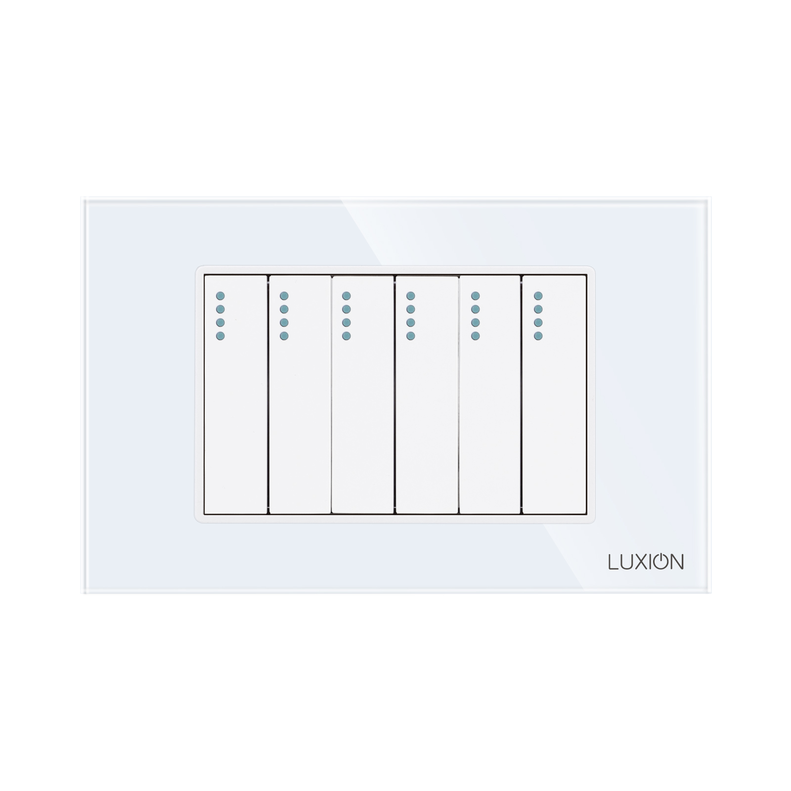 Întrerupător 6 Posturi Sticlă Luxion - imagine 2