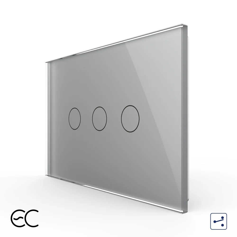 Intrerupator Triplu Touch Livolo ZigBee Sticla - imagine 13