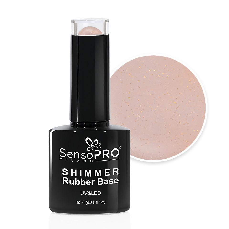 Shimmer Rubber Base #25 French Vanille SensoPRO
