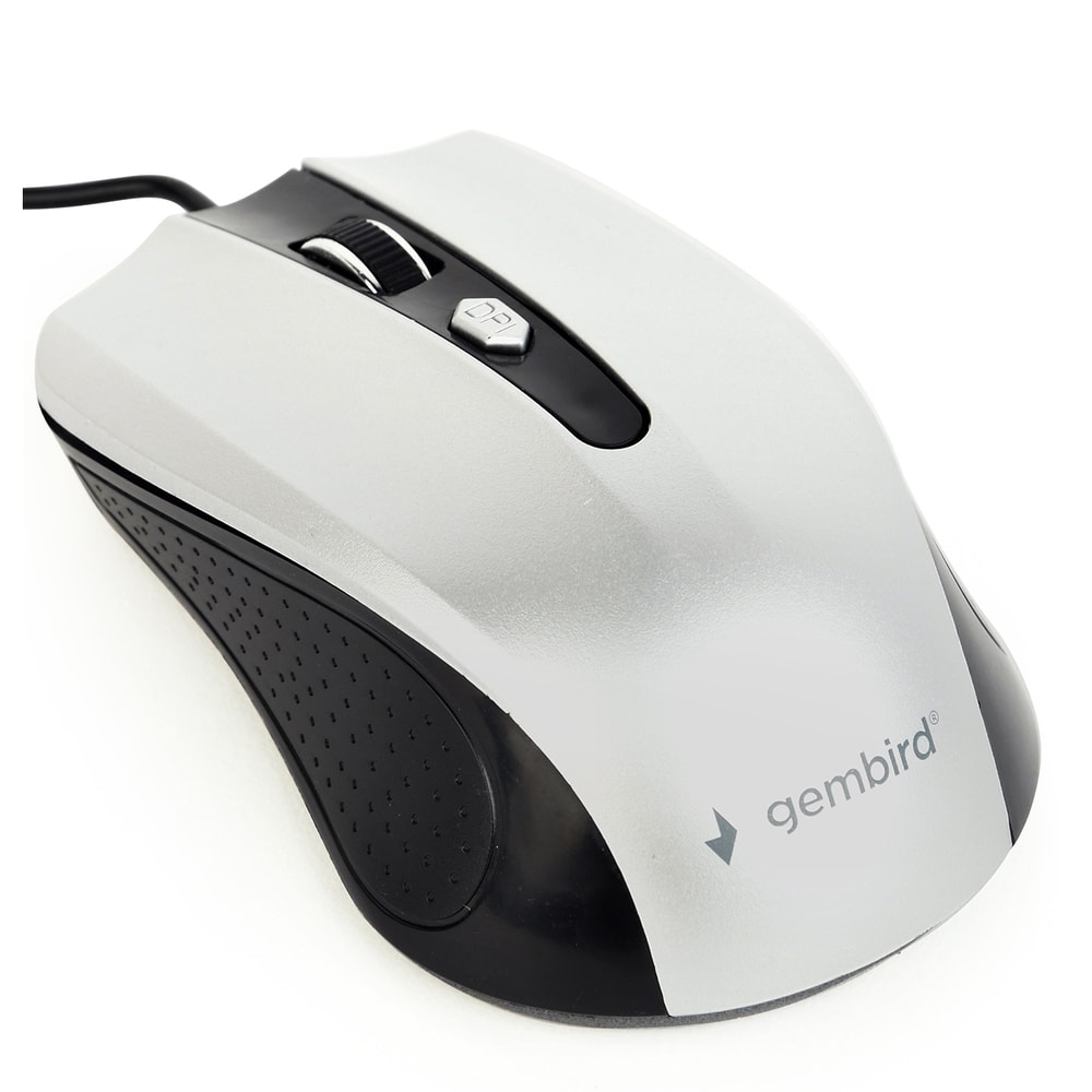 Mouse Gembird MUS-4B-01-BS Optic, 1200 DPI, Negru