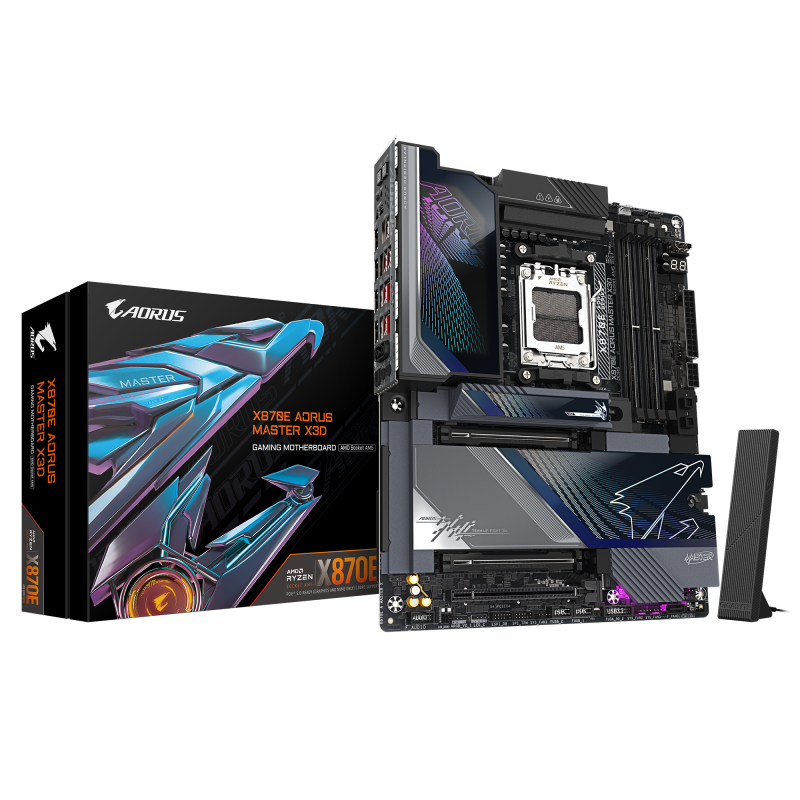 Placă de bază GIGABYTE X870E AORUS MASTER X3D AMD AM5