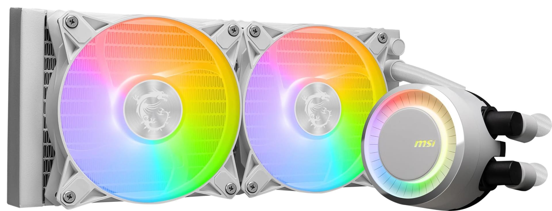 Cooler Procesor MSI MAG CORELIQUID E240 Alb | Liquid Cooling ARGB - imagine 6