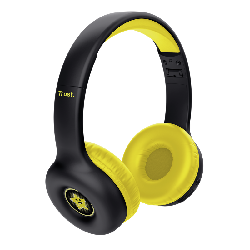 Casti Trust Nouna WS Kids Negru - Audio Premium pentru Copii - imagine 2