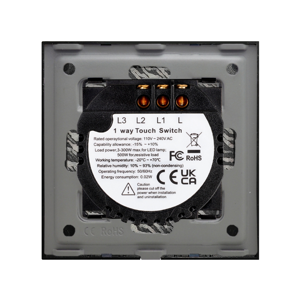 Intrerupator Dublu Touch Marmura Luxion, 500W - imagine 8