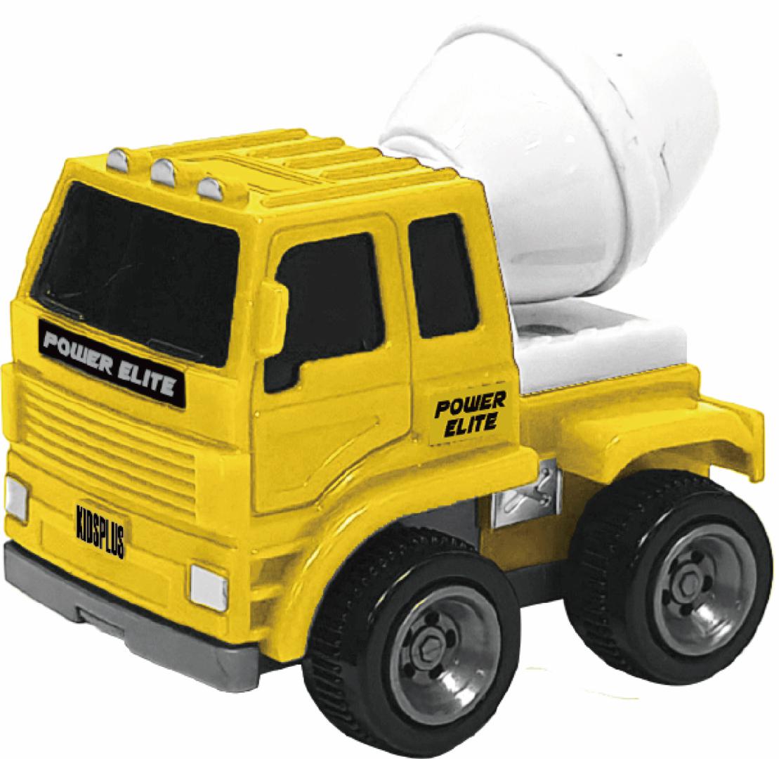 Betonieră Galbenă cu Fricțiune 10cm - Cevodle, Scara 1/43