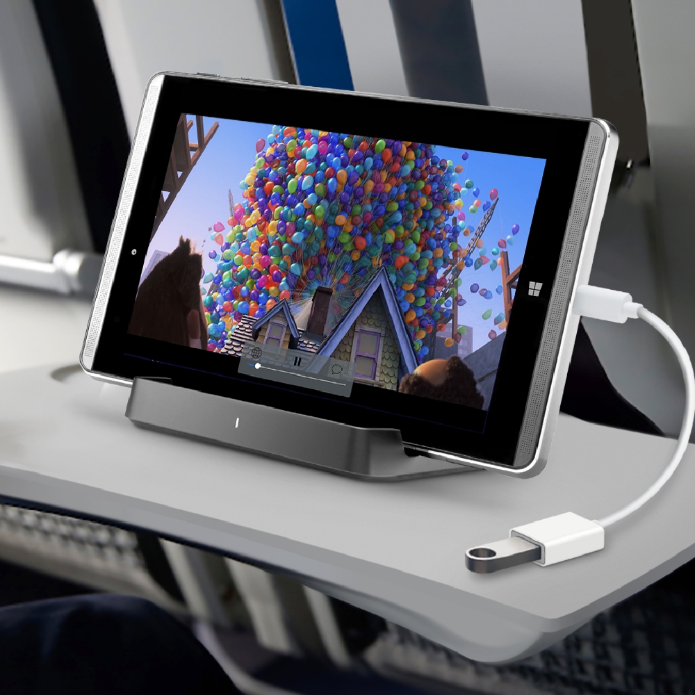 Adaptor TP-LINK UC400 USB-C la USB 3.0 10cm Alb - imagine 2