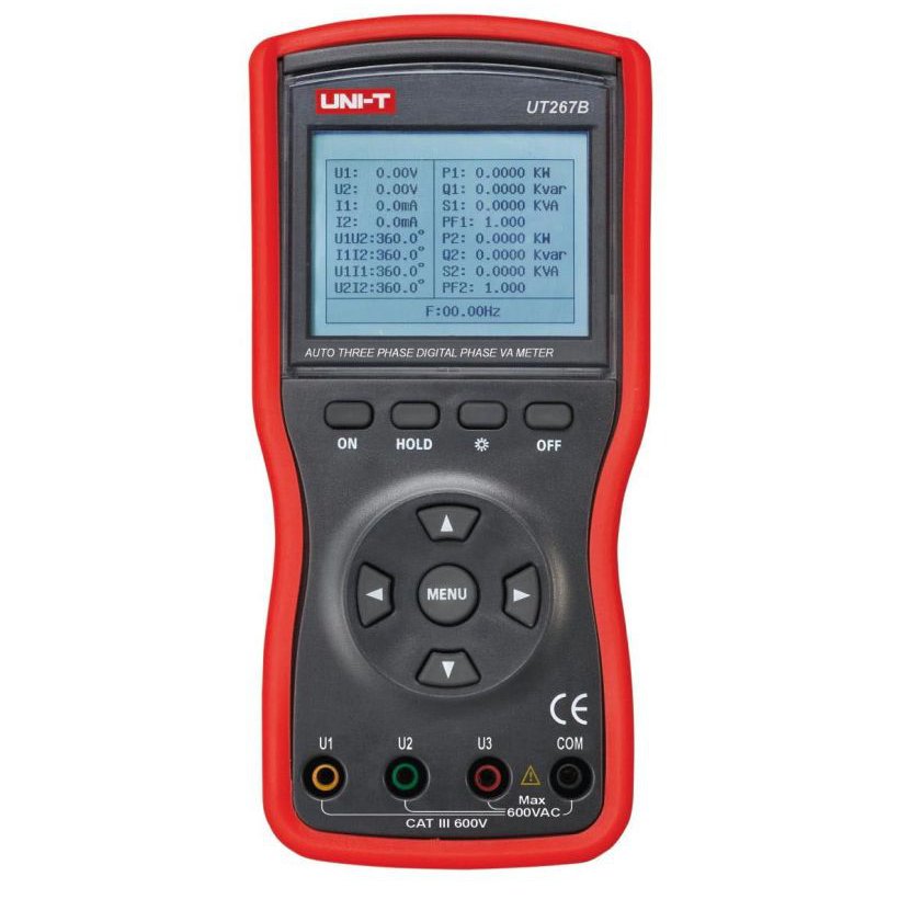Voltametru Digital Uni-T UT267B, 3 Fază