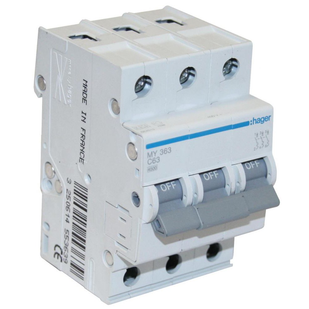 Siguranta Automata 3P 63A Hager MY363