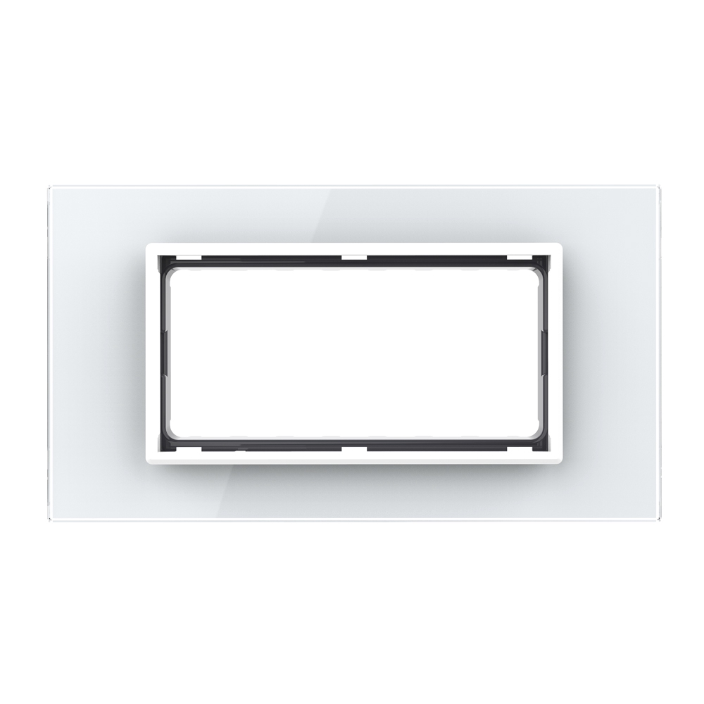 Rama Sticla Livolo 4 Module Standard Italian - imagine 2