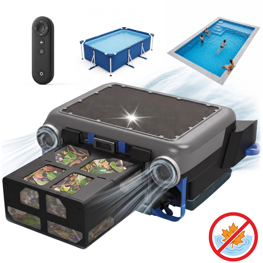 Robot iHunt BRO Skimmer Solar pentru Piscine, Curatare Automata