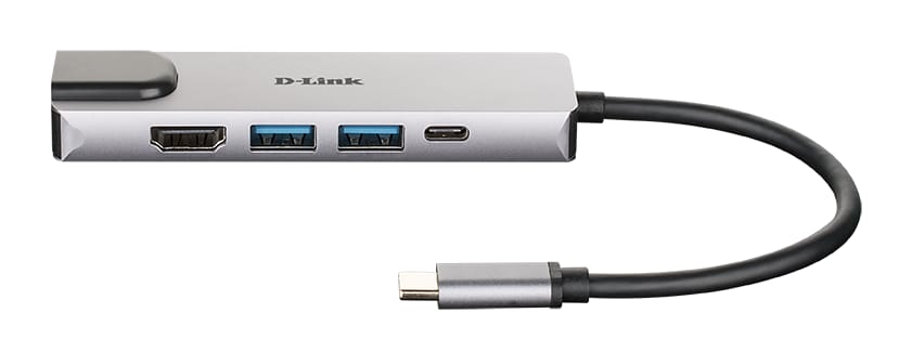 Hub USB-C D-Link DUB-M520 5-in-1, HDMI 4K, PD 60W - imagine 6