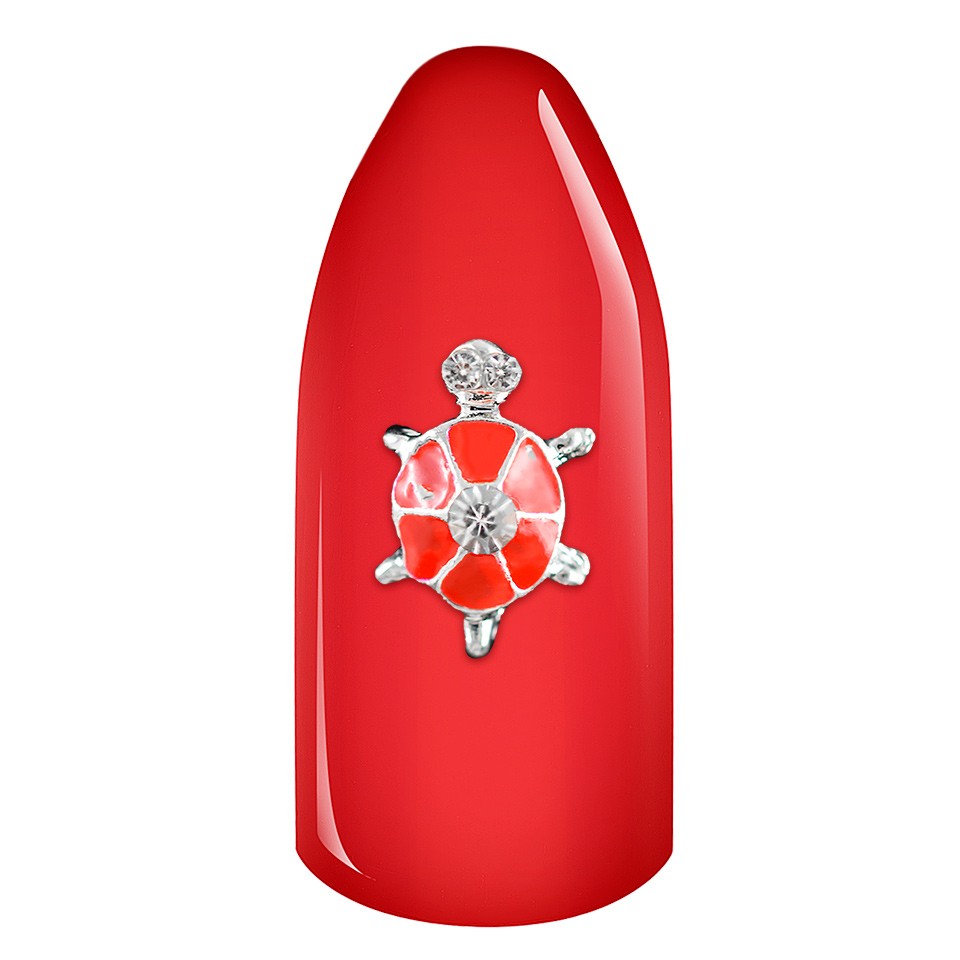 Decoratiune Unghii 3D Red Turtle | Kitunghii