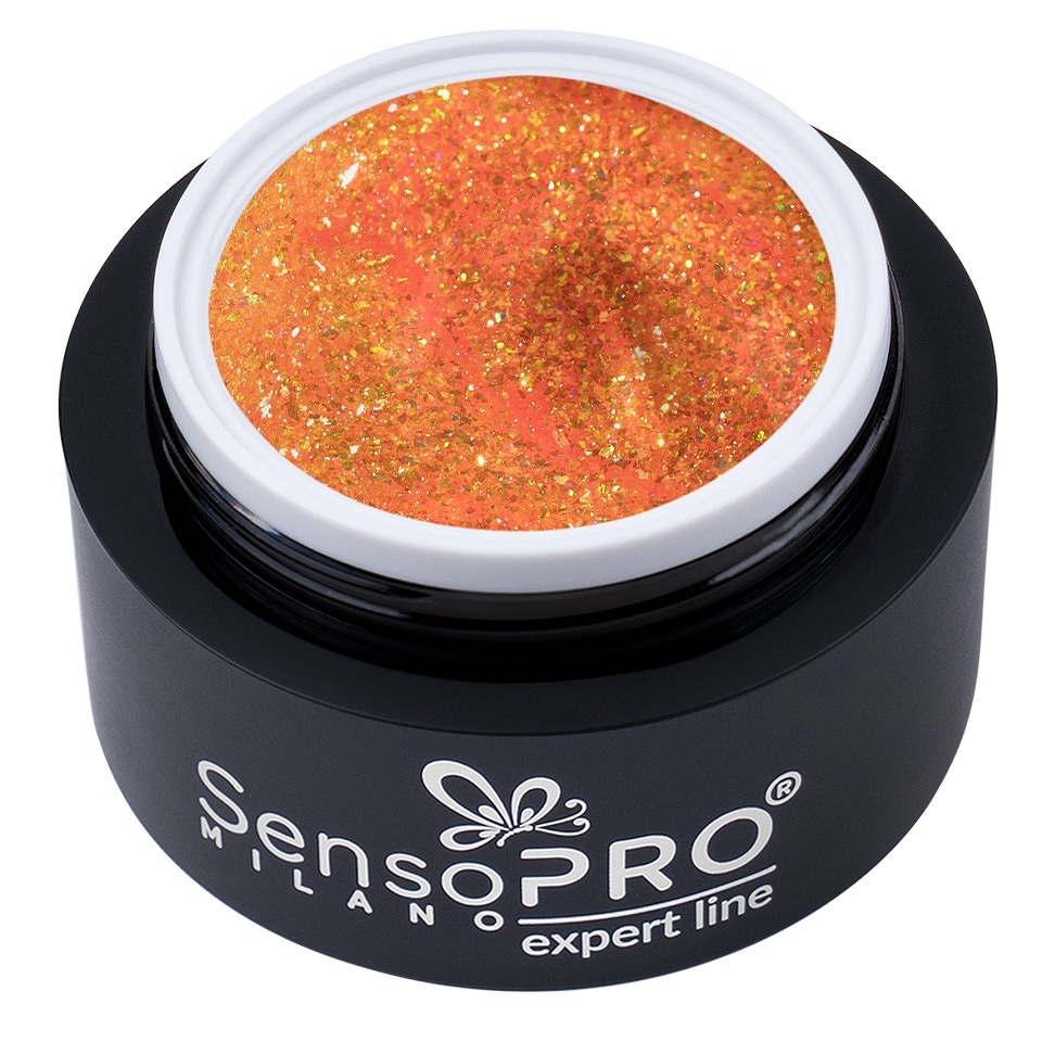 Gel Constructie SensoPRO Milano Golden Crystal 15ml