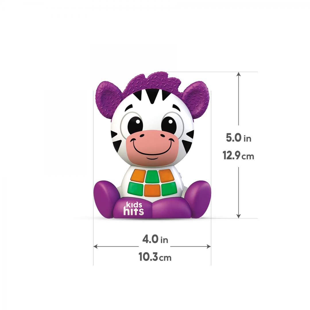Jucarie Bebelusul Zebra Kids Hits - Interactiva cu Melodii - imagine 3