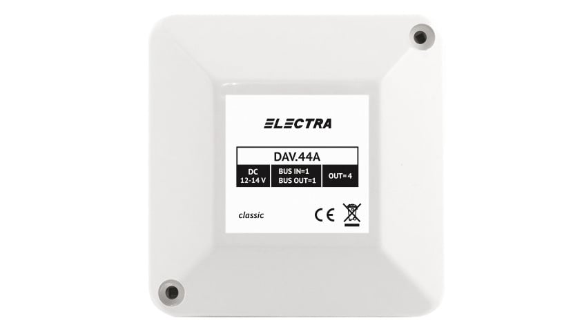 Doza derivatie Electra DAV.44A, 4 iesiri