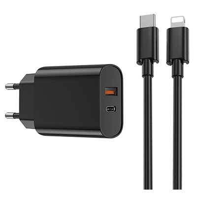 Incarcator Wiwu 20W USB-C + Lightning