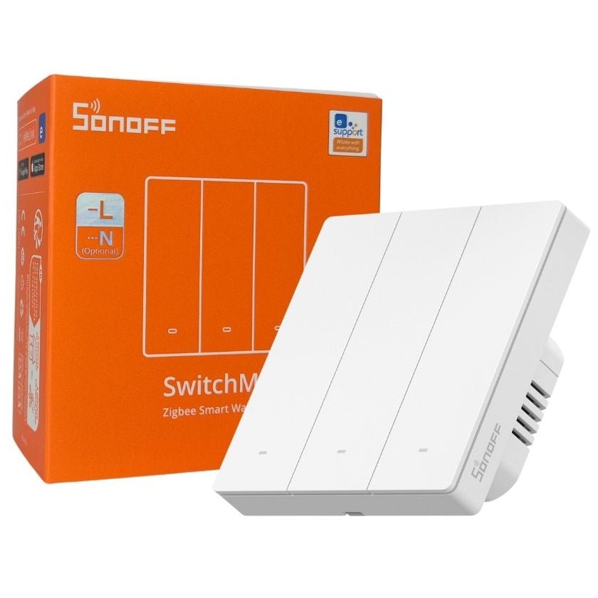 Sonoff ZBM5-3C-86W Zigbee 3 Canale