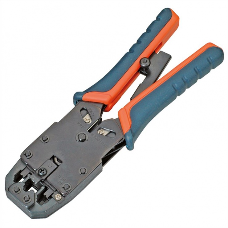 Clește multifuncțional Value RJ45, tăiere și sertizare