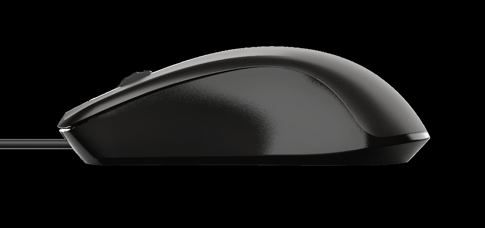 Mouse Trust Carve USB Negru - 1200 DPI, Ergonomic - imagine 5
