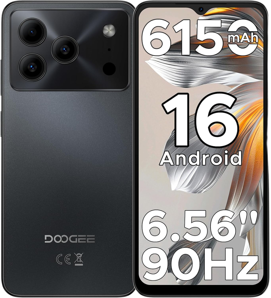 Doogee Note 56 4G: 6.56" 90Hz, 6150mAh