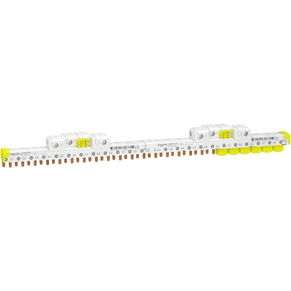 Pieptene Acti9 iC40 Schneider 3P+N
