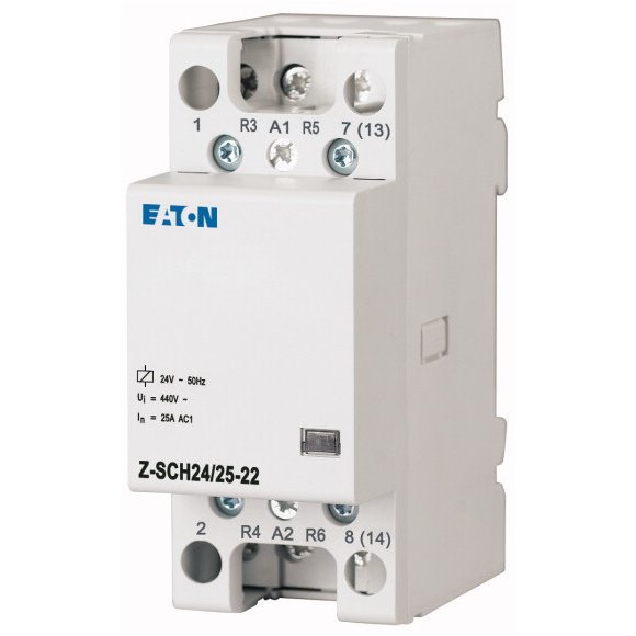 Contactor Modular Eaton 25A, 24V DC